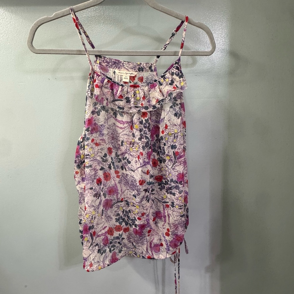 American Eagle Floral Tank Top